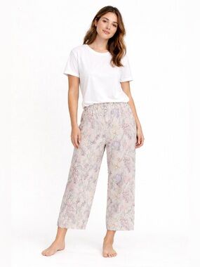 Punto Blanco Pastel Floral Pajama Pants